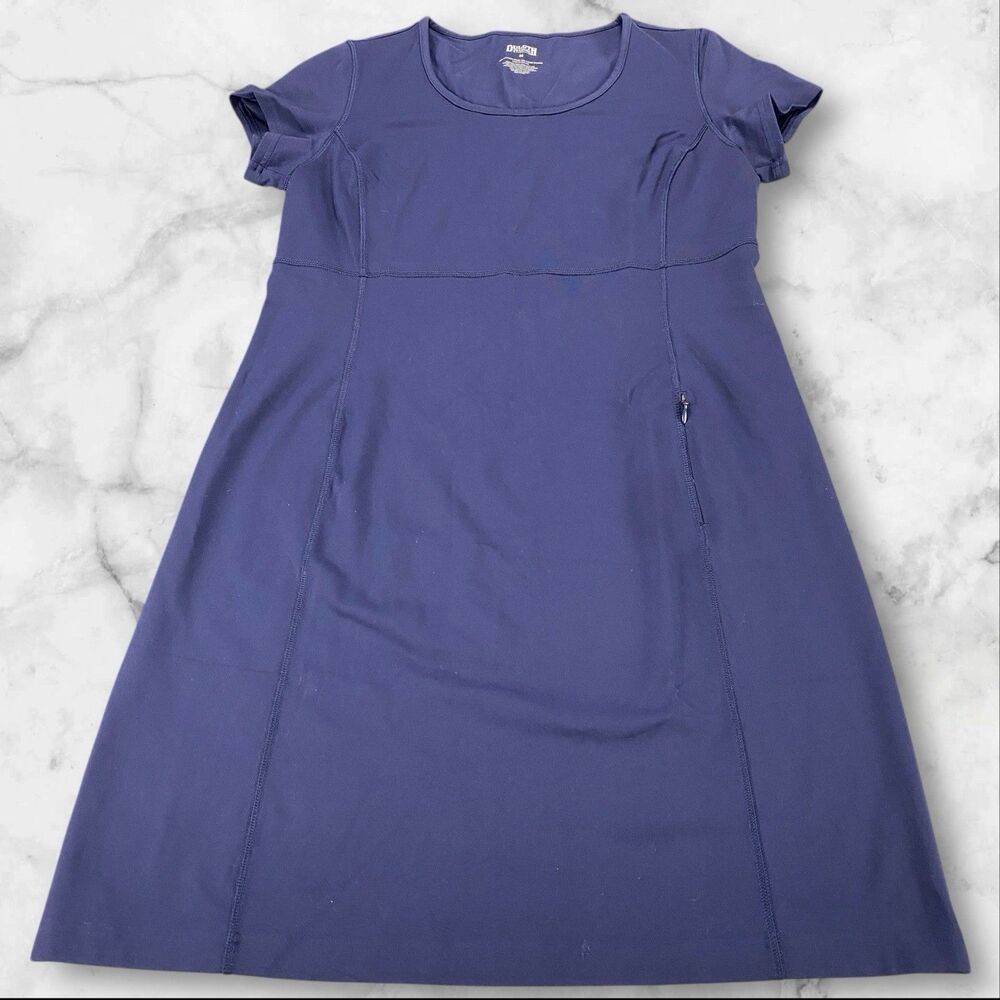 DULUTH TRADING CO NoGA Blue Women’s Size‎ M Stretch Dress